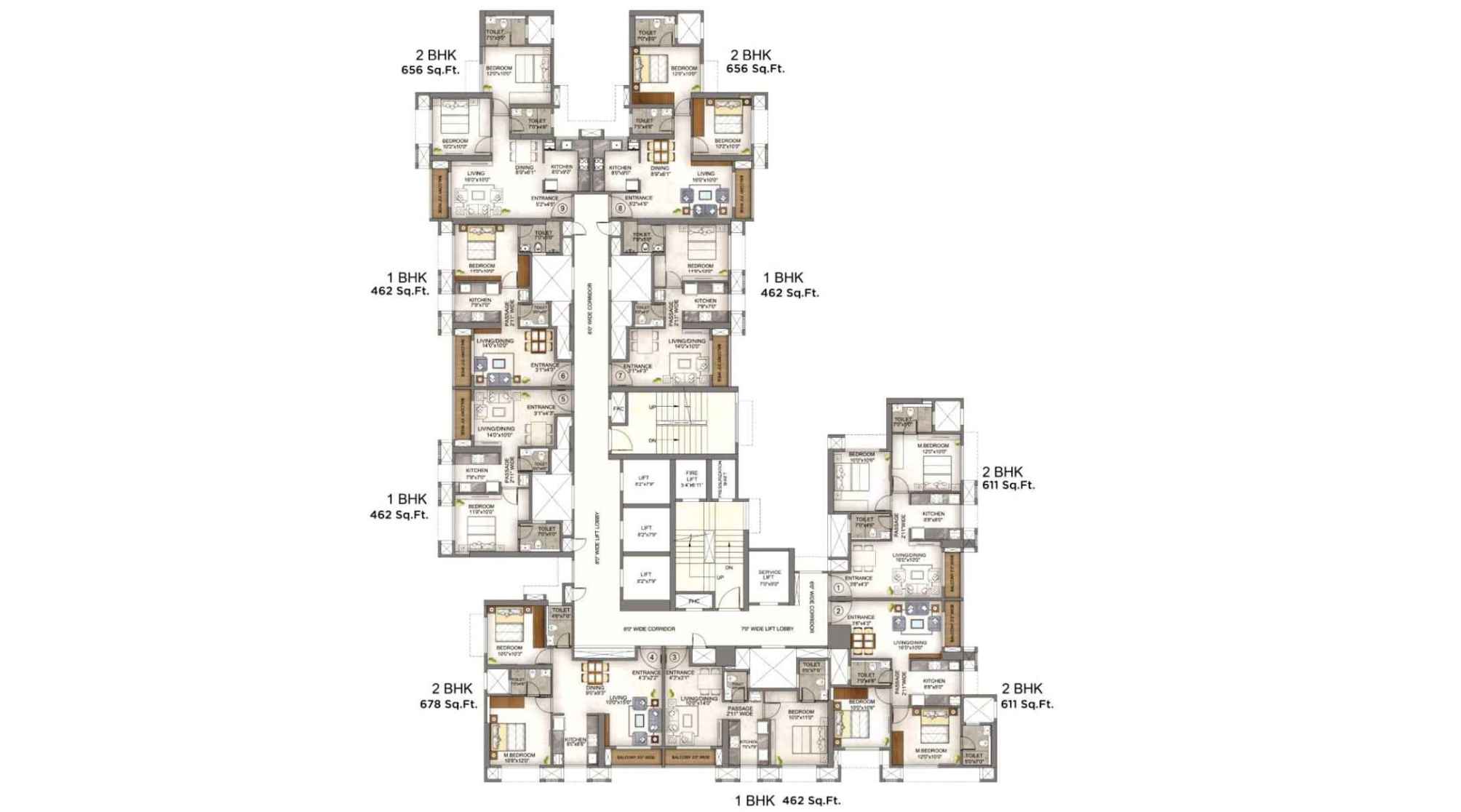 Ashar-Axis-Floor-Plan-Master-Layout