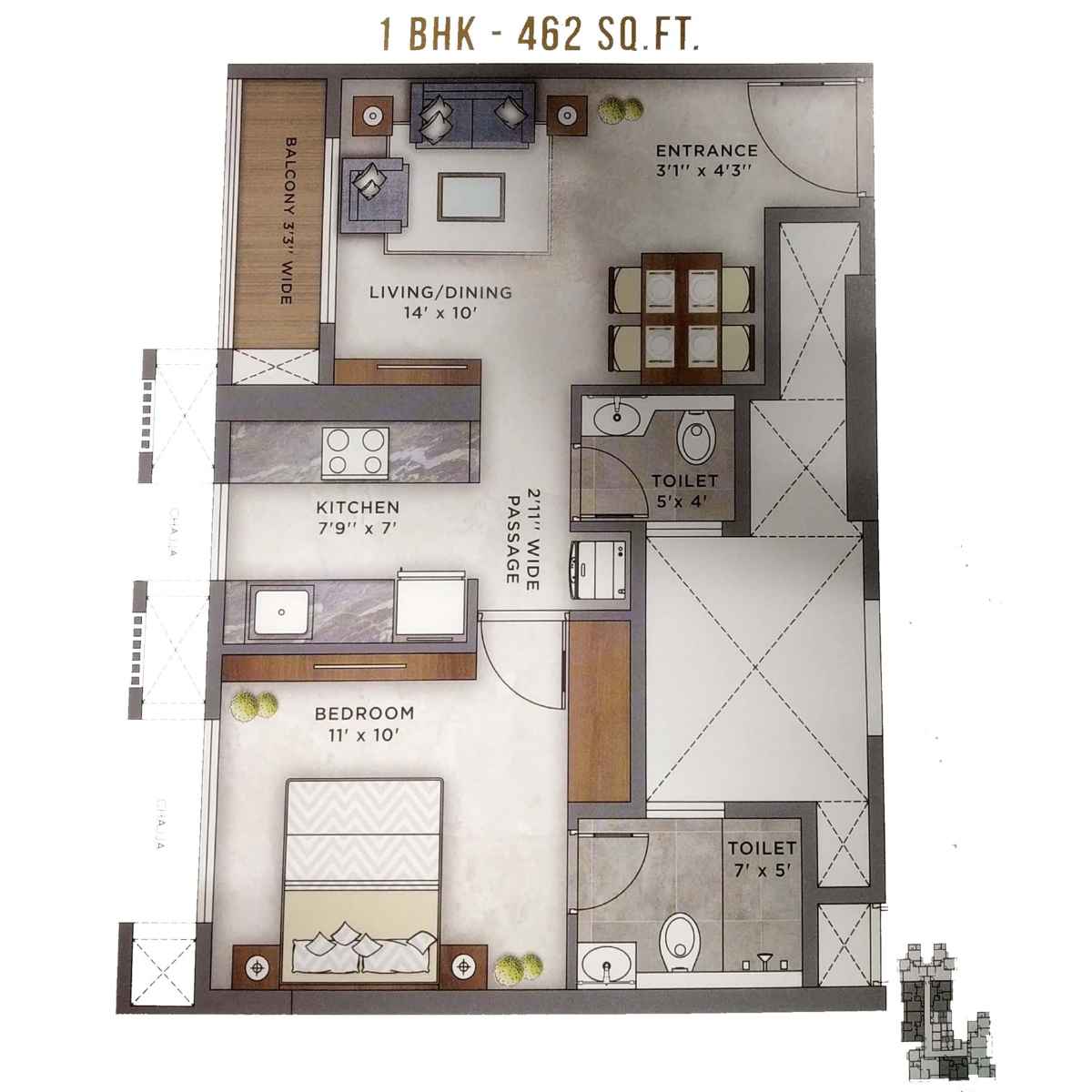 Ashar-Axis-Floor-Plan-1-BHK-462-Sqft